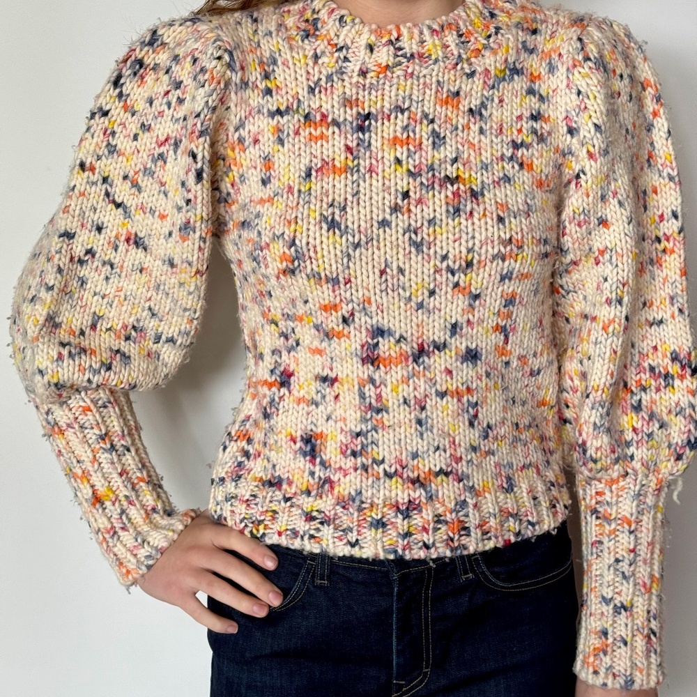 ULLA JOHNSON MOXI PULLOVER SWEATER 100% WOOL SZ M